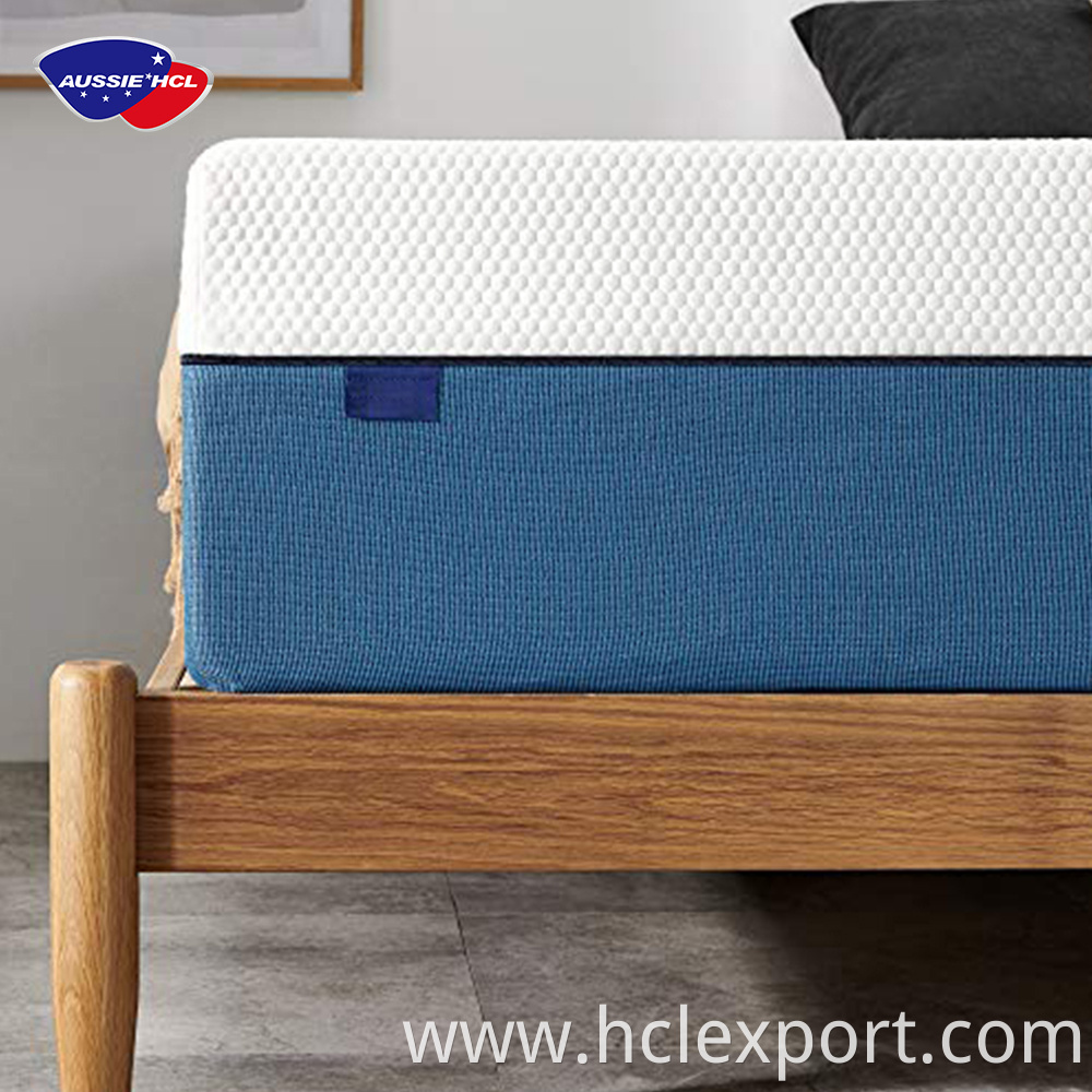 high density swirl Quality rebonded sleep well mattresses royal luxury gel memory foam single double full king mattress